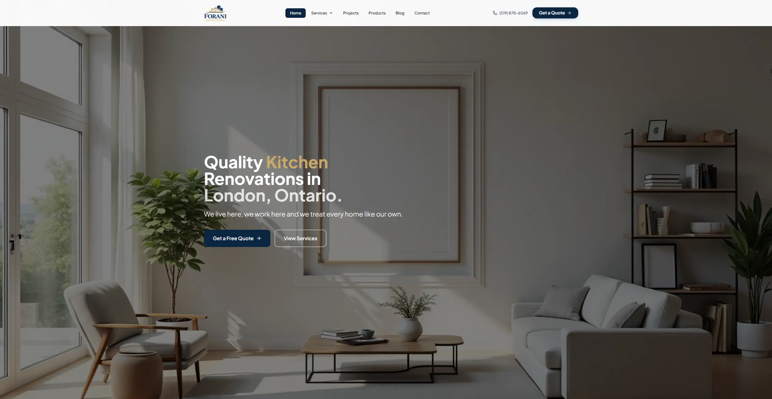 Forani website