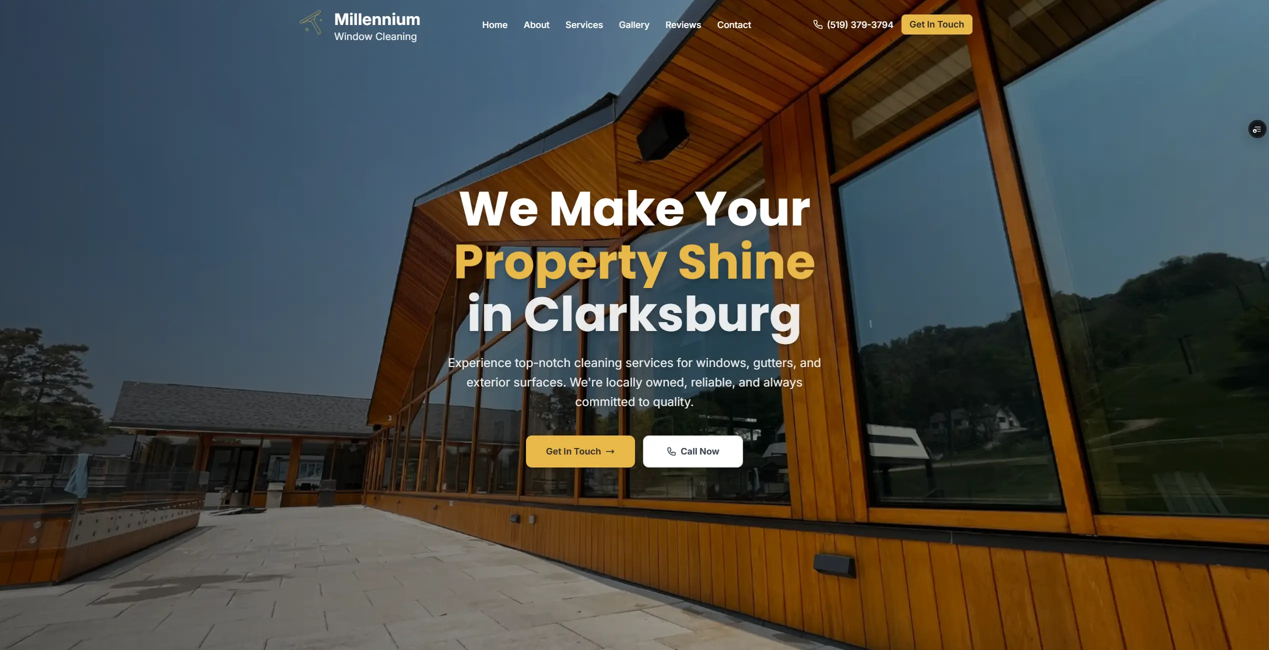 Millennium Window Cleaning website