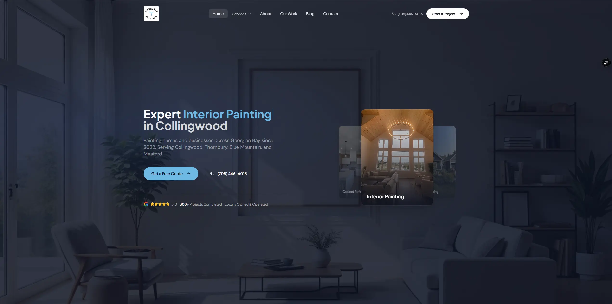 On The Bay Painting website
